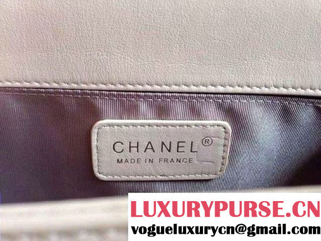 Chanel Le Boy Flap Bag in Python Leather 35