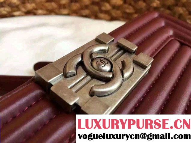 Chanel Horizontal Quilted Small Boy Flap Bag Red 2015/2016