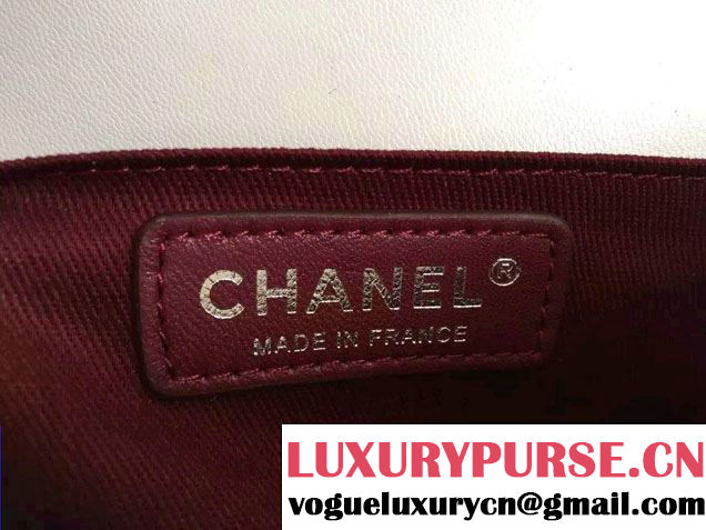 Chanel Horizontal Quilted Small Boy Flap Bag White 2015/2016
