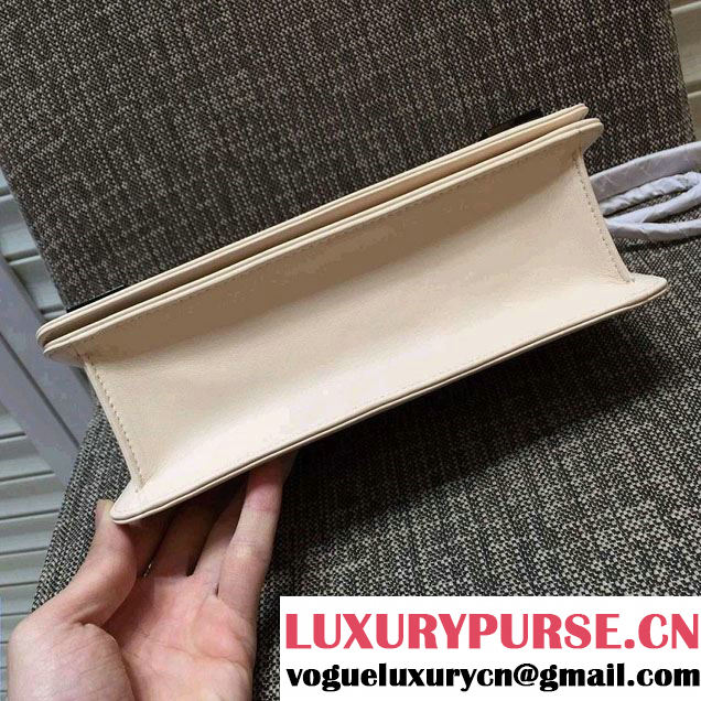Chanel Boy Brick Horizontal Flap Bag Beige 2016
