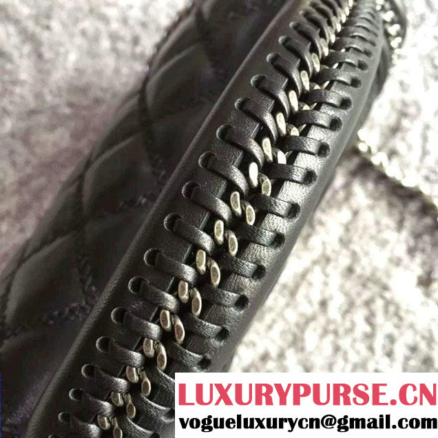 Chanel Chain Top Handle Boy Flap Bag A94804 Black 2015