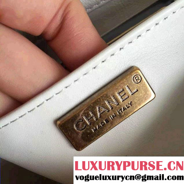 Chanel Python Chain Top Handle Boy Flap Small Bag A94804 2015