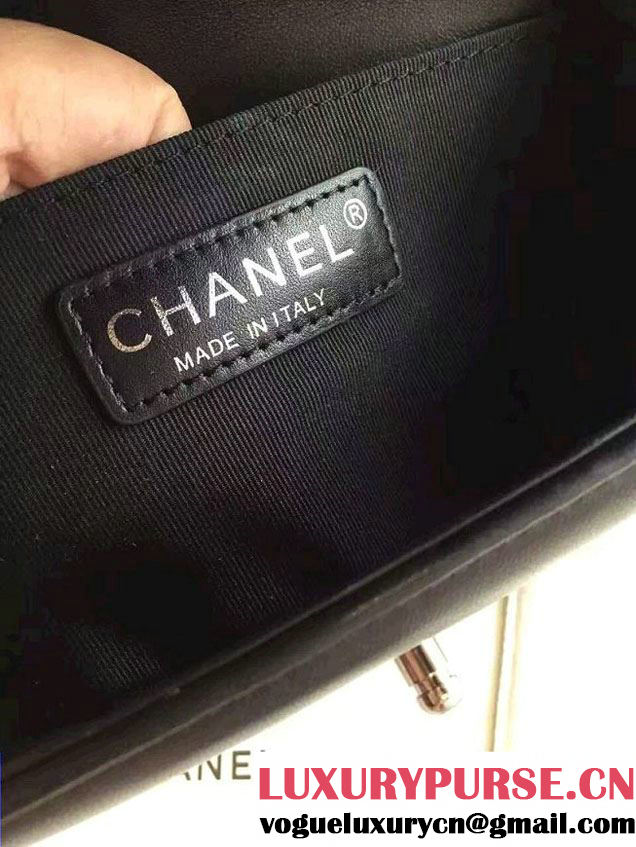Chanel Lambskin Sequins Diamond Embroideries Boy Flap Small Bag 2016