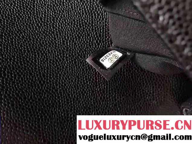 chanel original quality black caviar leather new le boy bag with silver hardware