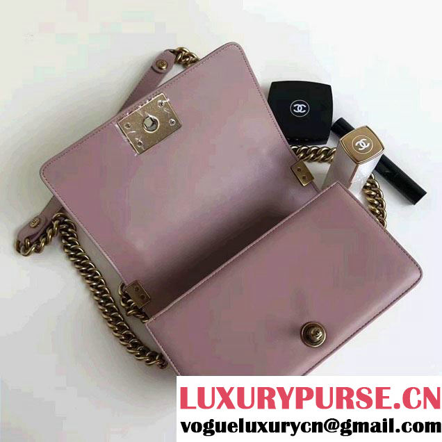 Chanel Python Chain Top Handle Boy Flap Small Bag 2017