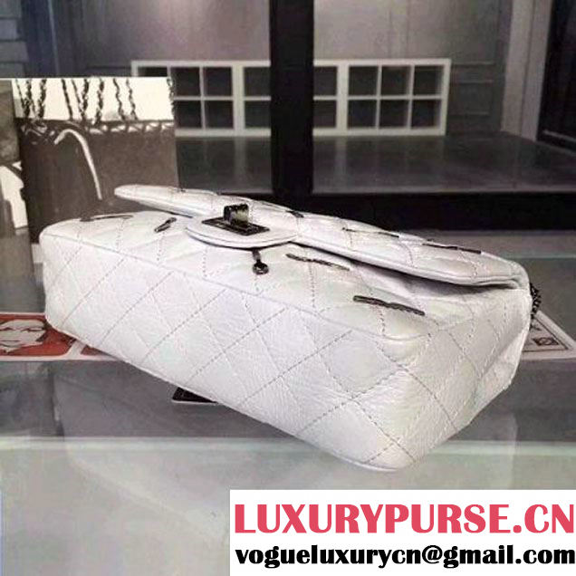 Chanel Reissue 225 With Spoon Charm Flap bag (111940) White Fall Winter 2015 (XINXIN-052479 )