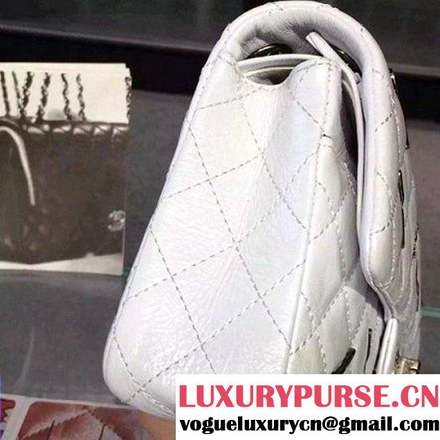 Chanel Reissue 225 With Spoon Charm Flap bag (111940) White Fall Winter 2015 (XINXIN-052479 )