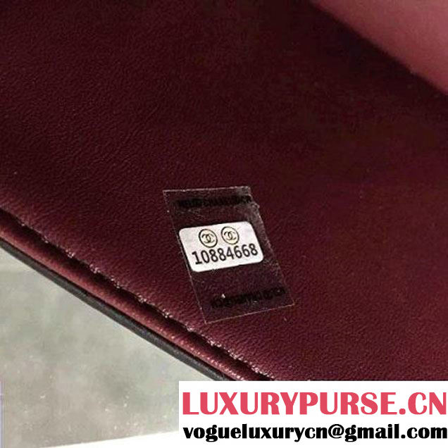 Chanel 2.55 Medium226  Aged Calfskin Flap Bag In Back With SHW. (2A058-052805 )