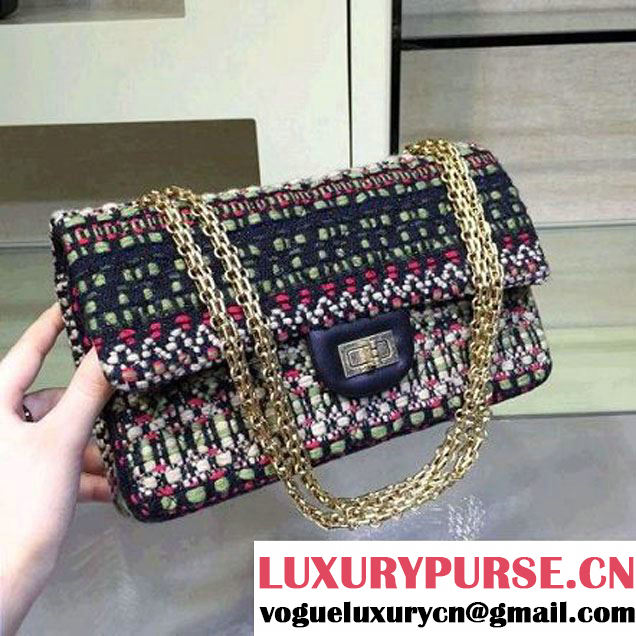 Chanel A37586 Tweed 2.55 Flap Bag 25cm Paris-Salzburg 2015 (2A143-092102 )
