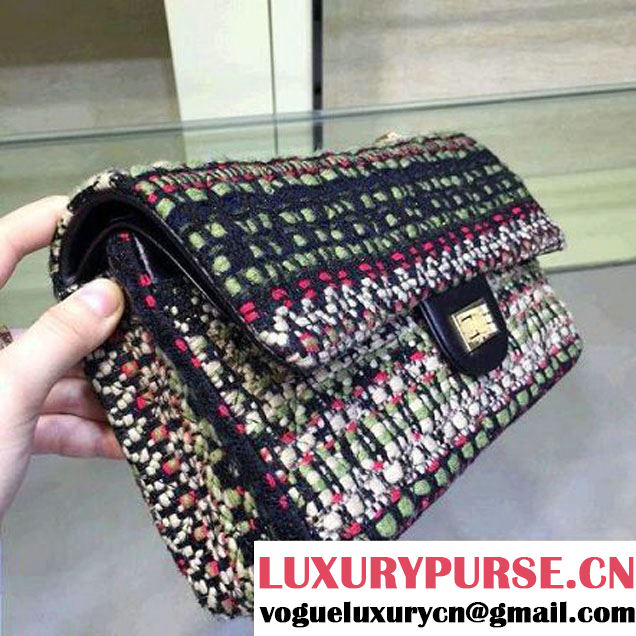 Chanel A37586 Tweed 2.55 Flap Bag 25cm Paris-Salzburg 2015 (2A143-092102 )
