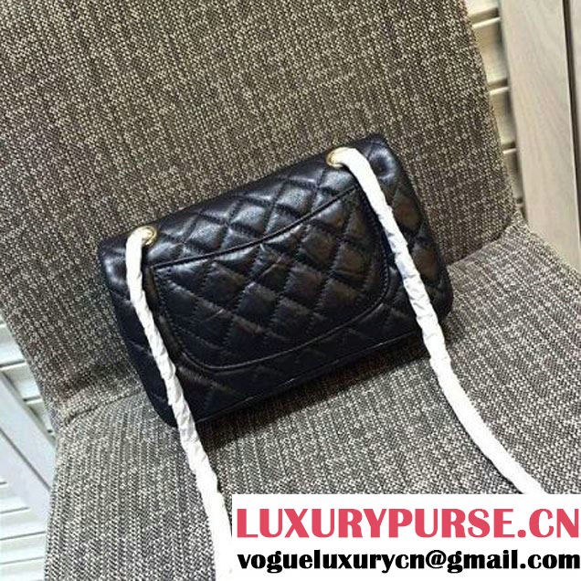 Chanel 2.55 Embellished With Casino Badges Black 20cm 2016 (2A057-6012104 )