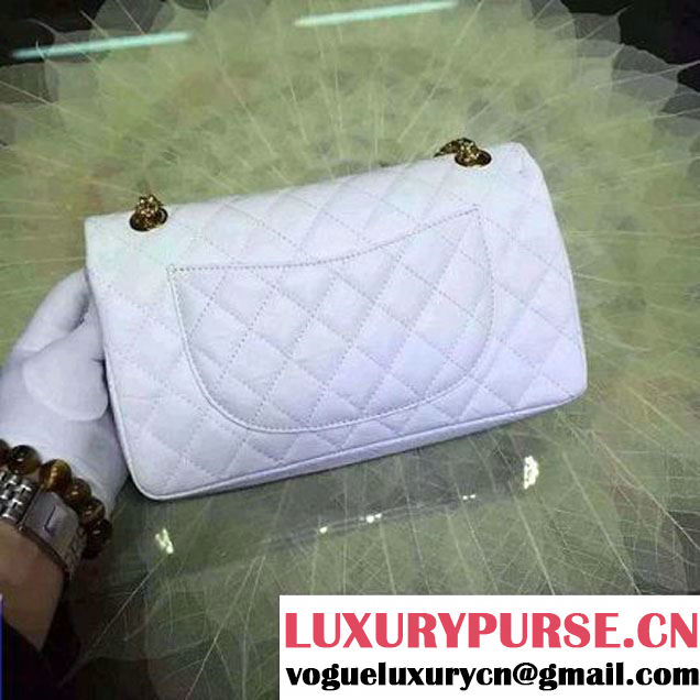 Chanel 2.55 Embellished With Casino Badges White 25cm 2016 (2A057-6012105 )