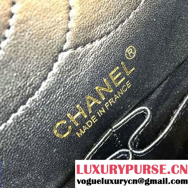 Chanel 2.55 Embellished With Casino Badges Black 25cm 2016 (2A057-6012106 )