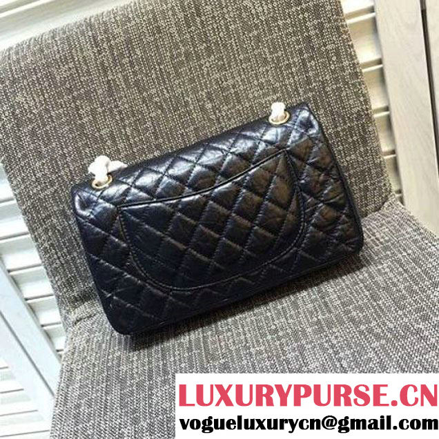 Chanel 2.55 Embellished With Casino Badges Black 25cm 2016 (2A057-6012106 )