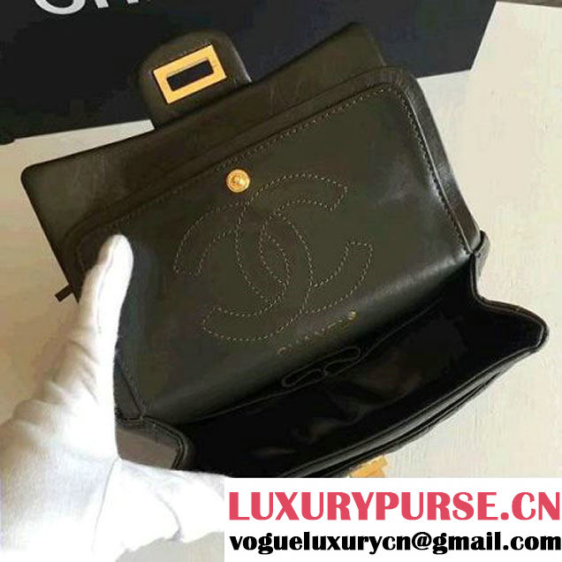 Chanel Chevron 2.55 Reisue Size 224 Flap Bag Army Green 2016 (KN-6072217 )