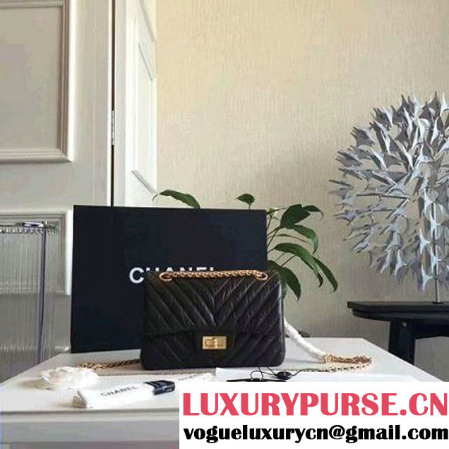 Chanel Chevron 2.55 Reisue Size 224 Flap Bag Army Green 2016 (KN-6072217 )