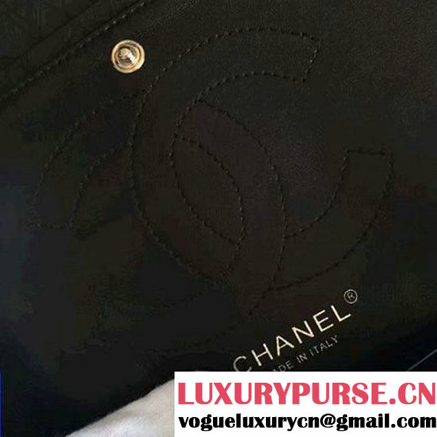Chanel Chevron 2.55 Reisue Size 225 Flap Bag Black 2016 (KN-6072218 )
