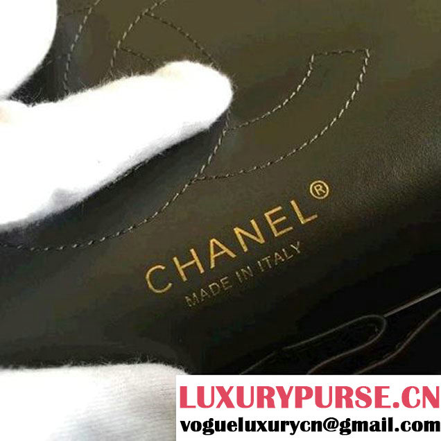 Chanel Chevron 2.55 Reisue Size 225 Flap Bag Army Green 2016 (KN-6072219 )