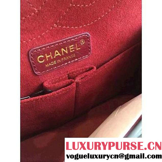 Chanel Black Calfskin & Canvas & Medals 2.55 Flap Bag A37586  2016 (Gold Hardware) (KN-6082204 )