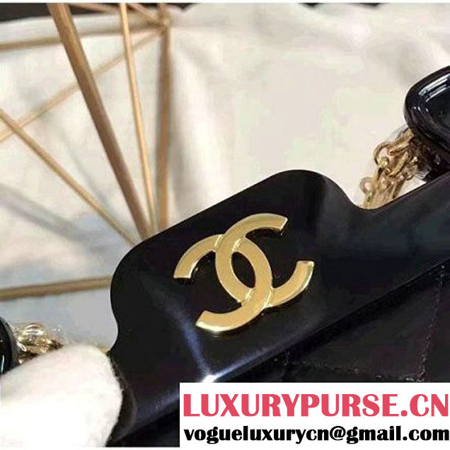 Chanel Aged Calfskin 2.55 Reissue Hanger Mini Bag Black A93600 F/W 2016 (KN-6121301 )