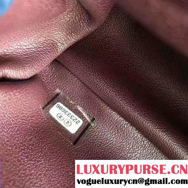 Chanel Aged Calfskin 2.55 Reissue Hanger Mini Bag Deep Blue A93600 F/W 2016 (KN-6121302 )