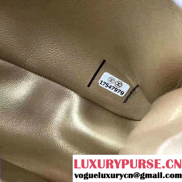Chanel Aged Calfskin 2.55 Reissue Hanger Size 226 Bag Gold A93646 F/W 2016 (KN-7010412 )