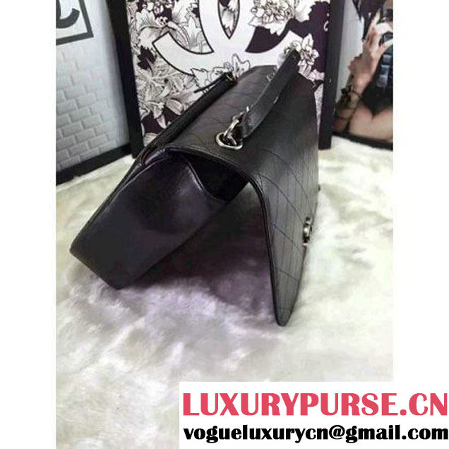 Chanel Black Messenger Bag PRE-SS 2015 (2a210-041420 )