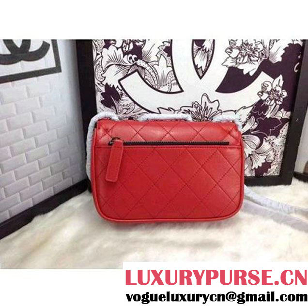Chanel Small Messenger Bag PRE-SS 2015 in Red (2a210-041423 )