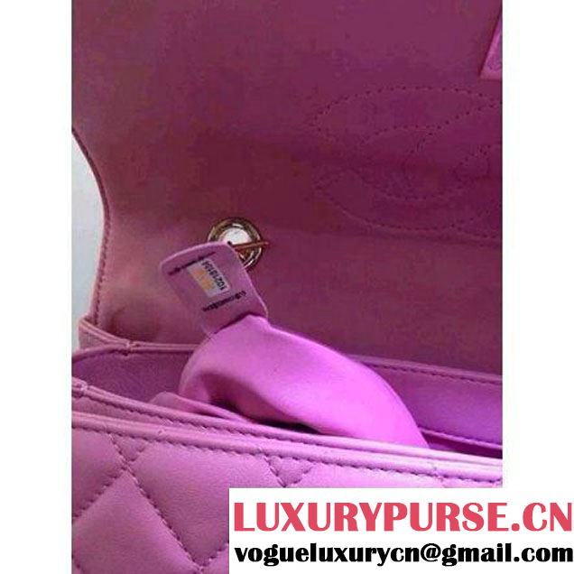 Chanel Quilted Lambskin Flap Bag Pink (2A020-042312 )