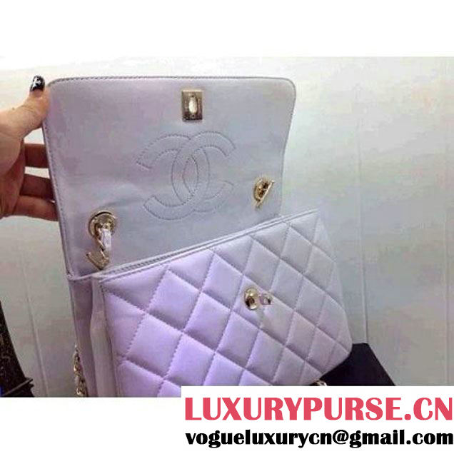 Chanel Small Quilted Lambskin Flap Bag White (2A020-042316 )