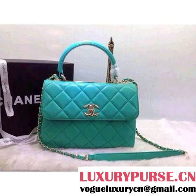 Chanel Small Quilted Lambskin Flap Bag Paon (2A020-042319 )