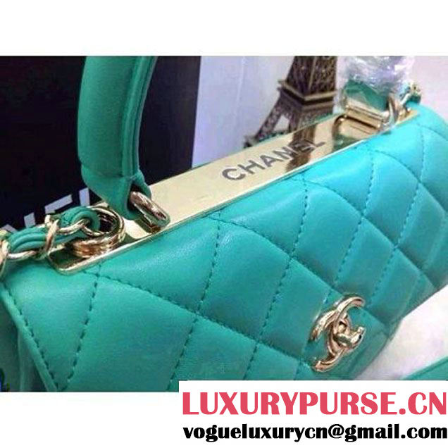 Chanel Small Quilted Lambskin Flap Bag Paon (2A020-042319 )