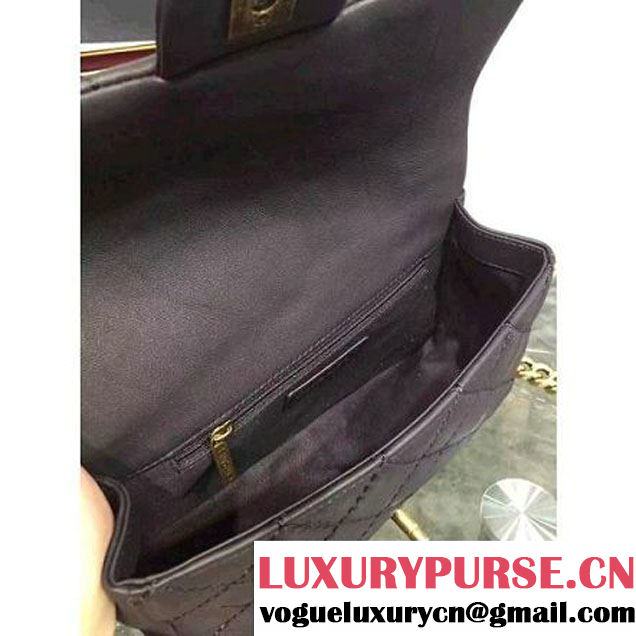 Chanel Black Lambskin Easy Carry Bag SS2015 (2a136-051437 )