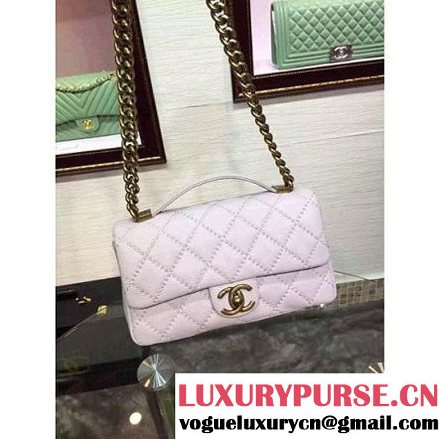Chanel Lilac Lambskin Easy Carry Bag SS2015 (2a136-051445 )
