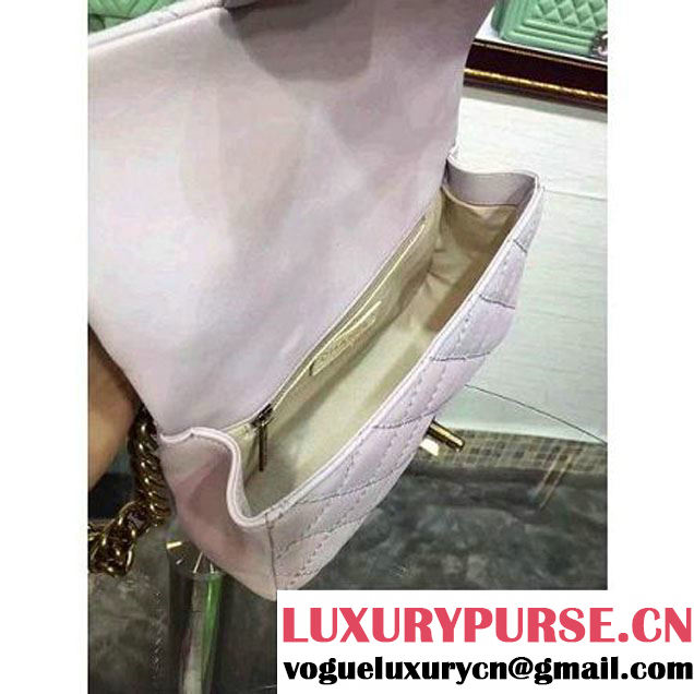 Chanel Lilac Lambskin Easy Carry Bag SS2015 (2a136-051445 )