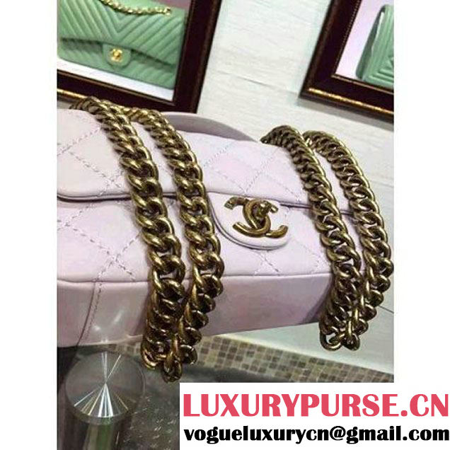 Chanel Lilac Lambskin Easy Carry Bag SS2015 (2a136-051445 )