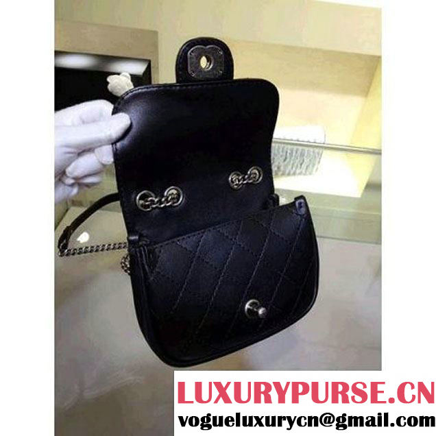 Chanel Small Messenger Bag PRE-SS 2015 in Black (2A143-060902 )