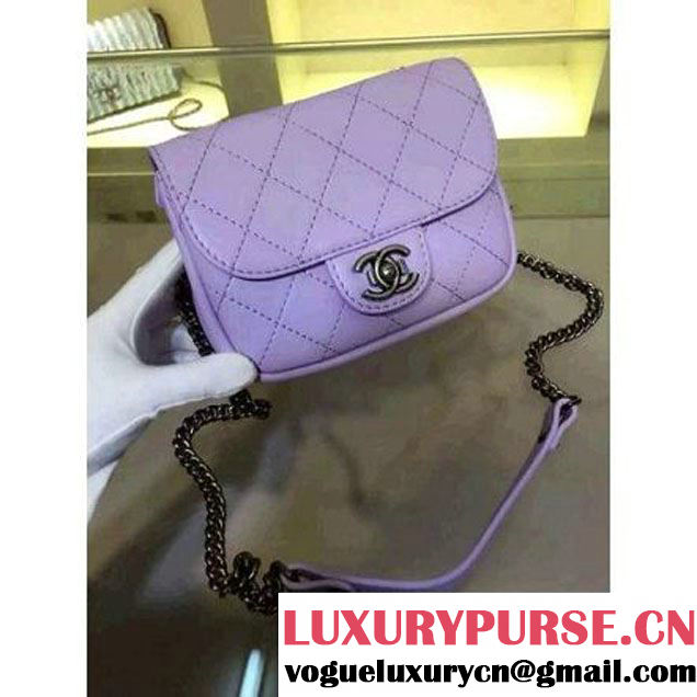 Chanel Small Messenger Bag PRE-SS 2015 in Lavender (2A143-060903 )