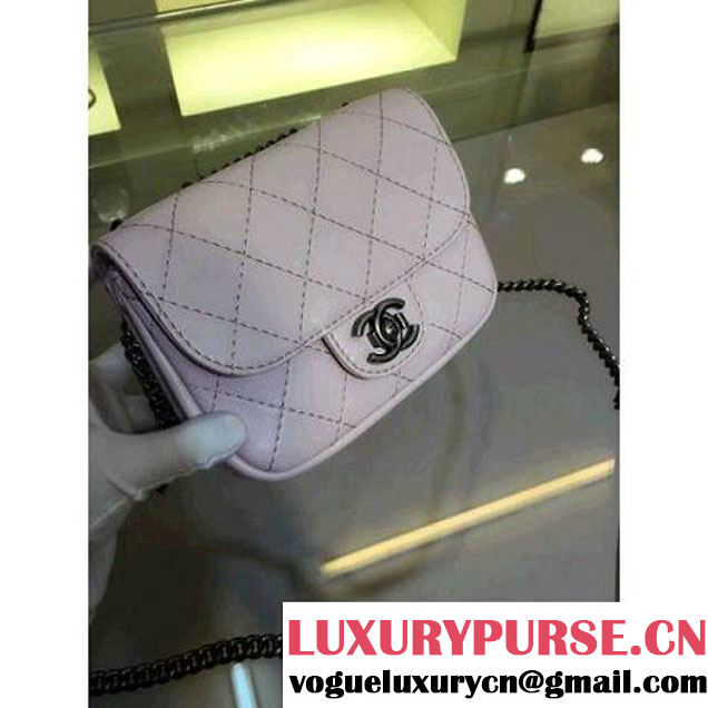 Chanel Small Messenger Bag PRE-SS 2015 in Light Pink (2A143-060905 )