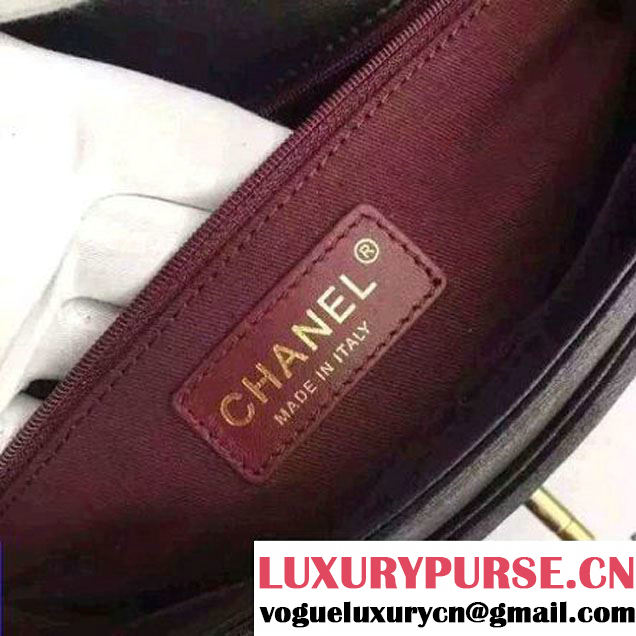 Chanel Black Velvet Calfskin Flap with Interlaced Trim Bag Black - Spring 2015 (2A210-062307 )