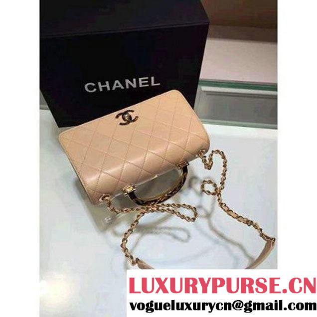 Chanel Lambskin Flap Bag in Apricot 2015 (2b019-062962 )