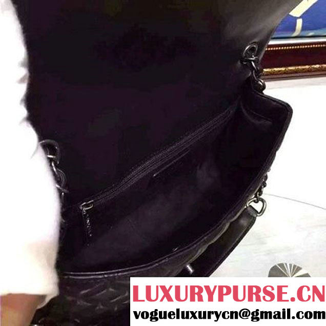 Chanel Lambskin Cluth Flap Bag in Black Fall 2015 (HDD-062814 )
