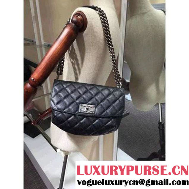 Chanel Caviar Calfskin Quilting Flap Bag Black (1A001-063001 )