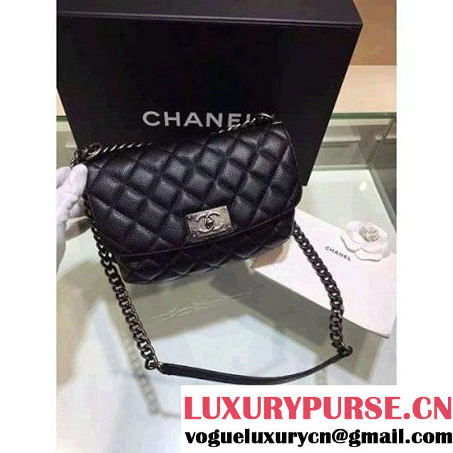 Chanel Caviar Calfskin Quilting Flap Bag Black (1A001-063001 )