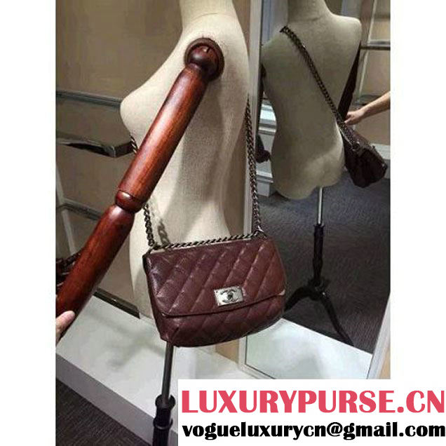 Chanel Caviar Calfskin Quilting Flap Bag Burgundy (1A001-063002 )