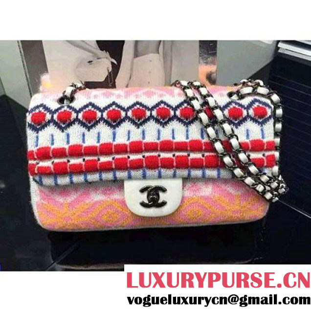 Chanel Cashmere Flap Bag Paris-Salzburg 2014/15 (2A046-071809 )