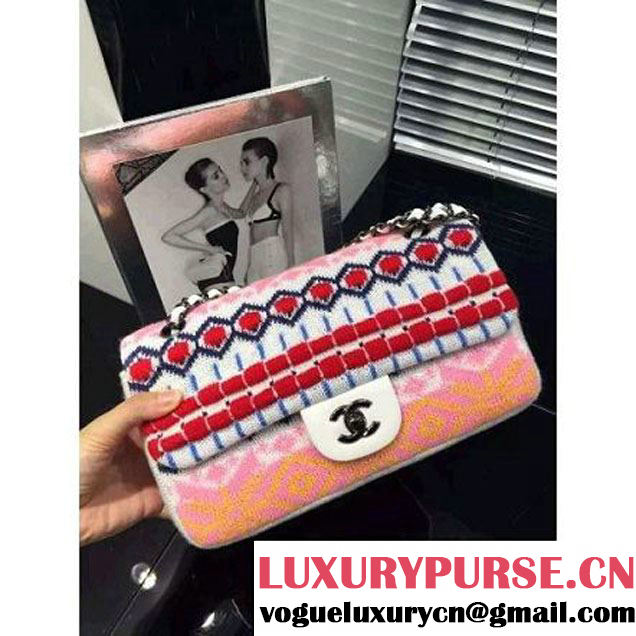 Chanel Cashmere Flap Bag Paris-Salzburg 2014/15 (2A046-071809 )