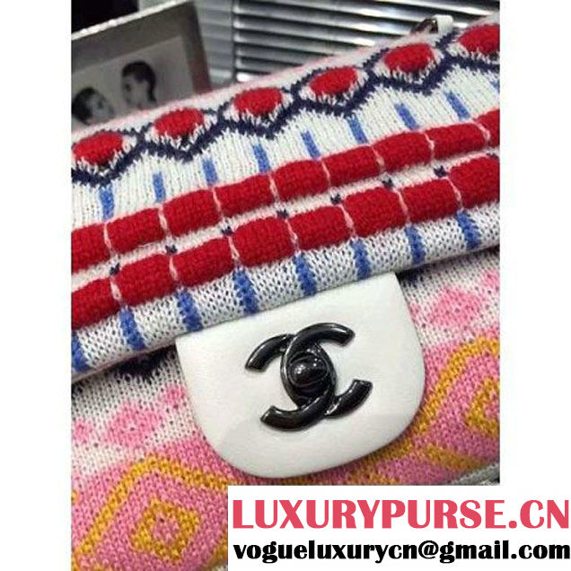 Chanel Cashmere Flap Bag Paris-Salzburg 2014/15 (2A046-071809 )