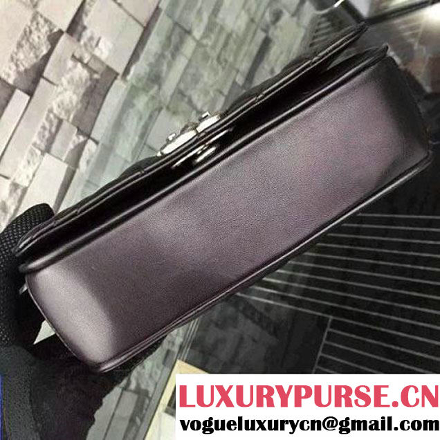 Chanel A92796 Black Lambskin Flap Bag  SS2015 (2A058-072803 )