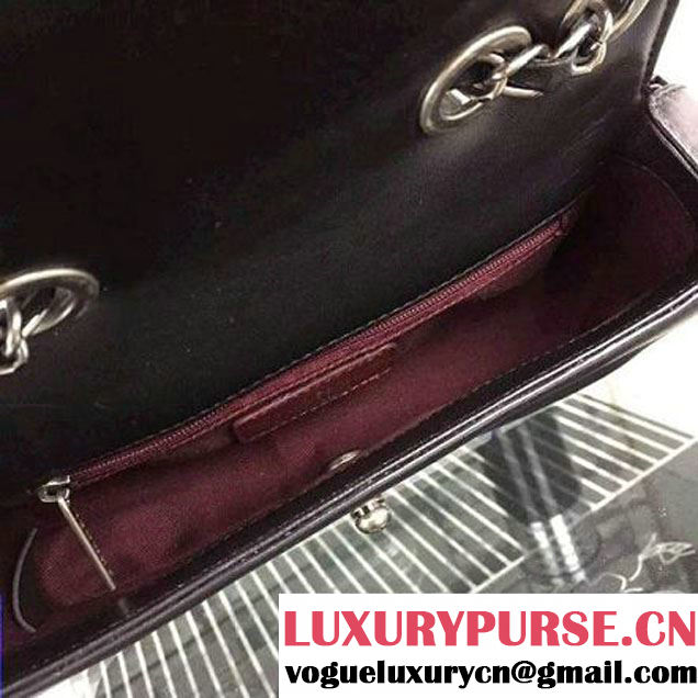 Chanel A92796 Black Lambskin Flap Bag  SS2015 (2A058-072803 )